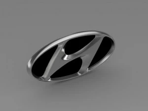 hyundai company logo 3D Model