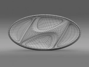 hyundai company logo 3D Model