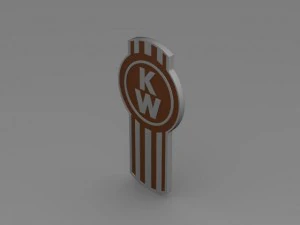 ケンワースのロゴ 3Dモデル