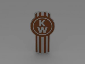 ケンワースのロゴ 3Dモデル