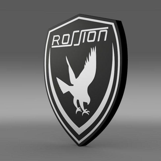 rossion logo Modello 3D .c4d .max .obj .3ds .fbx .stl .blend