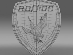 rossion logo Modello 3D