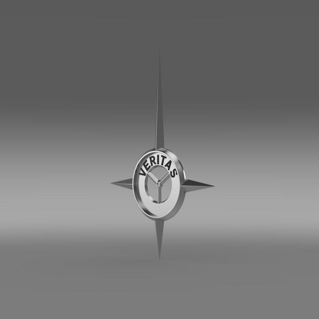 veritas logo 3Dモデル .c4d .max .obj .3ds .fbx .stl .blend 