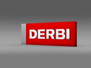 logo 3d derbi Modello 3D