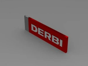 derbi 3d logo 3D Model