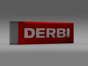 derbi 3d logo 3D Model