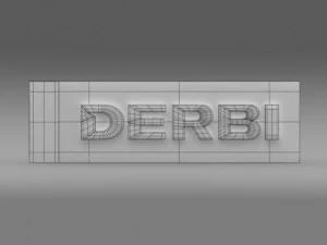 derbi 3d logo 3D Model