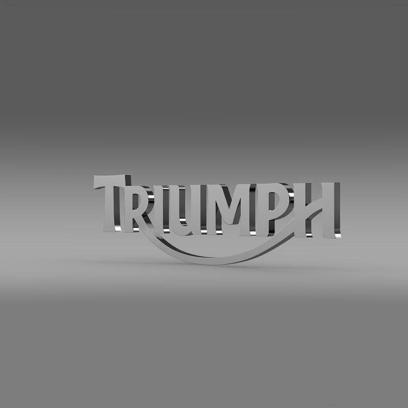 triumph 3d logo 3D Model .c4d .max .obj .3ds .fbx .stl .blend