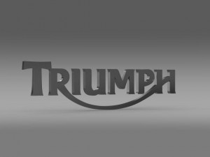 triumph 3d logo Modelo 3D