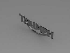 triumph 3d logo Modelo 3D