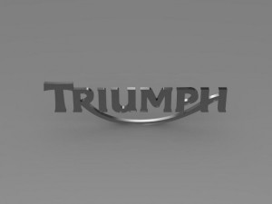 triumph 3d logo Modelo 3D