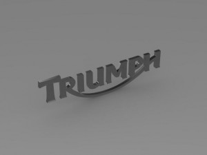 triumph 3d logo Modelo 3D