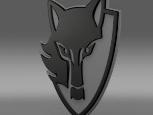 e wolf logo 3D Модель