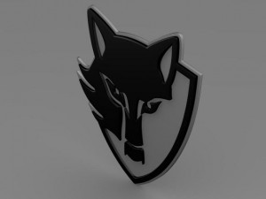 e wolf logo 3D Модель