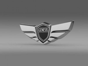 genesis logo 3D 模型