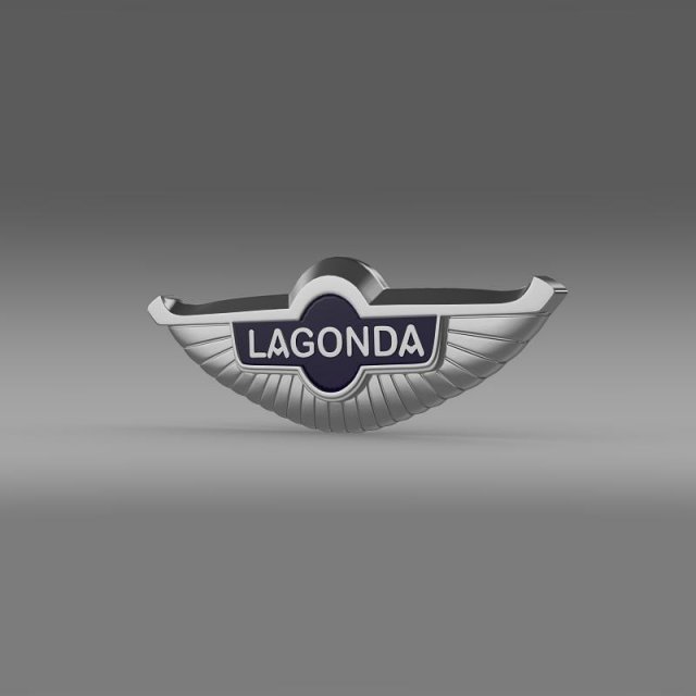 lagonda logo 3D Model .c4d .max .obj .3ds .fbx .stl .blend 