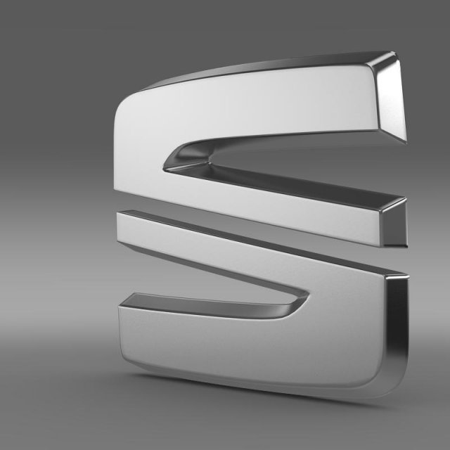 seat new logo 3D Модель .c4d .max .obj .3ds .fbx .stl .blend 