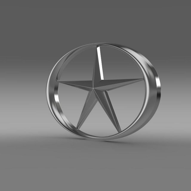 jac logo Model 3D .c4d .max .obj .3ds .fbx .stl .blend 