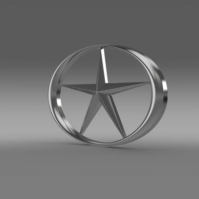 jac logo 3D Model .c4d .max .obj .3ds .fbx .stl .blend 