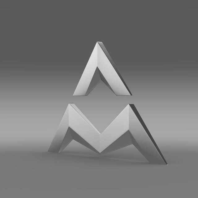 maxus logo Modelo 3D .c4d .max .obj .3ds .fbx .stl .blend 