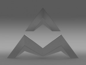 maxus logo Modelo 3D