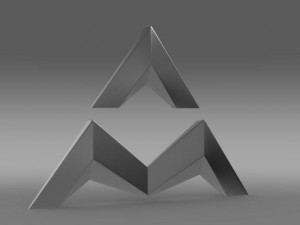 maxus logo Modelo 3D