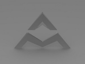 maxus logo Modelo 3D