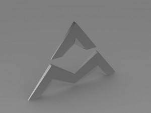 maxus logo Modelo 3D
