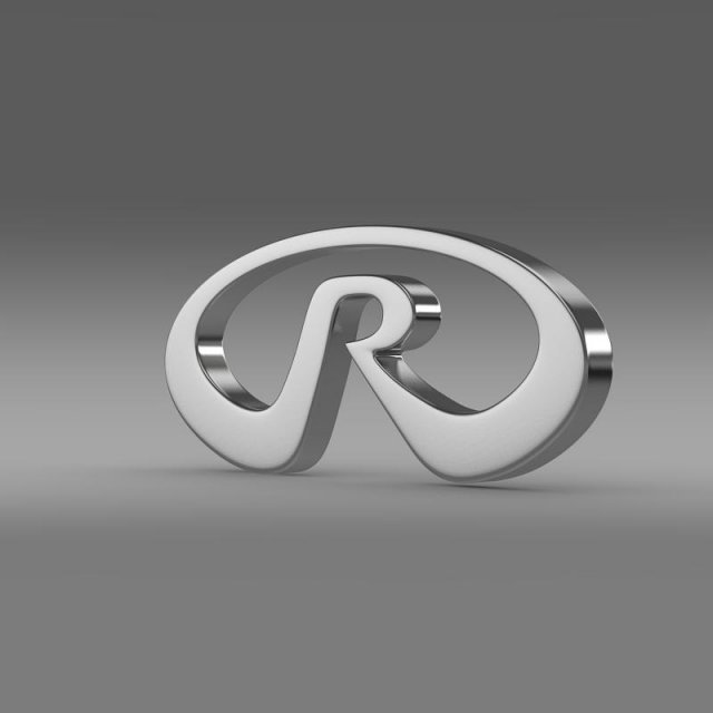 riich logo Modello 3D .c4d .max .obj .3ds .fbx .stl .blend 
