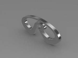 riich logo Modello 3D