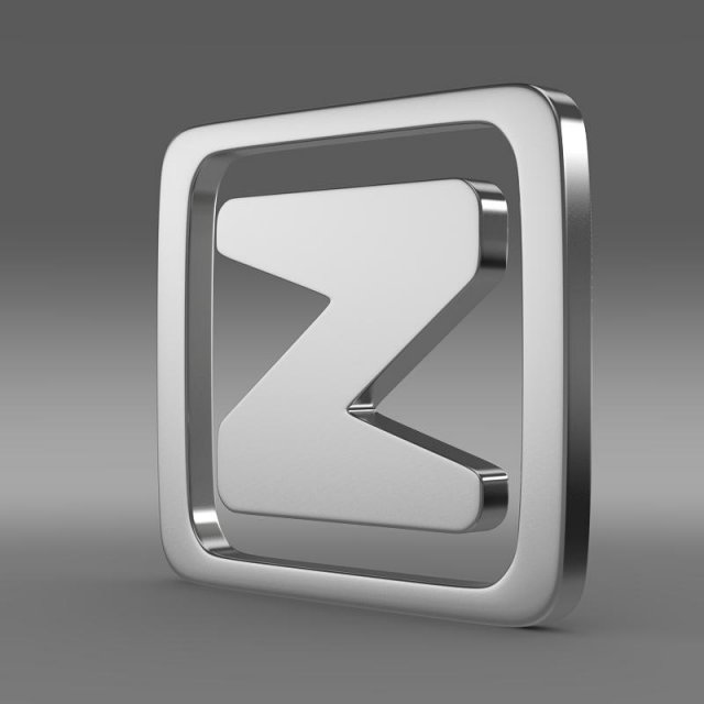 zotye logo 3D 模型 .c4d .max .obj .3ds .fbx .stl .blend 
