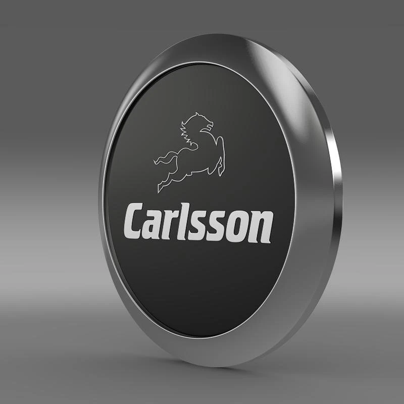 carlsson logo 3D Model .c4d .max .obj .3ds .fbx .stl .blend 