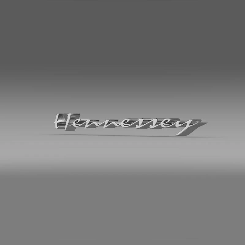 hennesey logo 3D Model .c4d .max .obj .3ds .fbx .stl .blend 