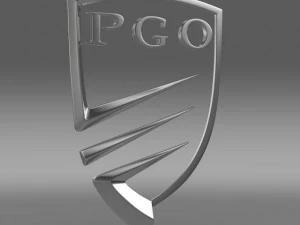 pgo logo 3D Model