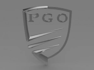 pgo logo 3D Model