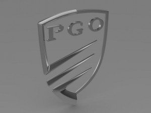pgo logo 3D Модель