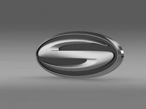 logo della sterlina Modello 3D