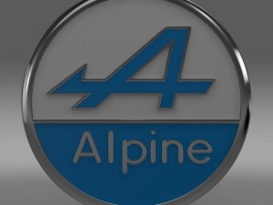 alpine logo 3D Model