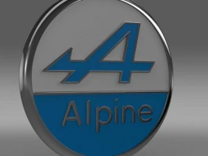 alpine logo 3D Model