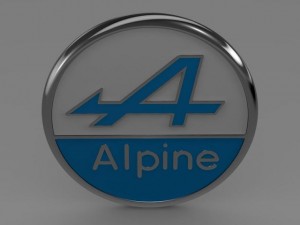 alpine logo 3D Model