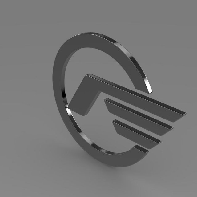 astra logo 3D Модель .c4d .max .obj .3ds .fbx .stl .blend 