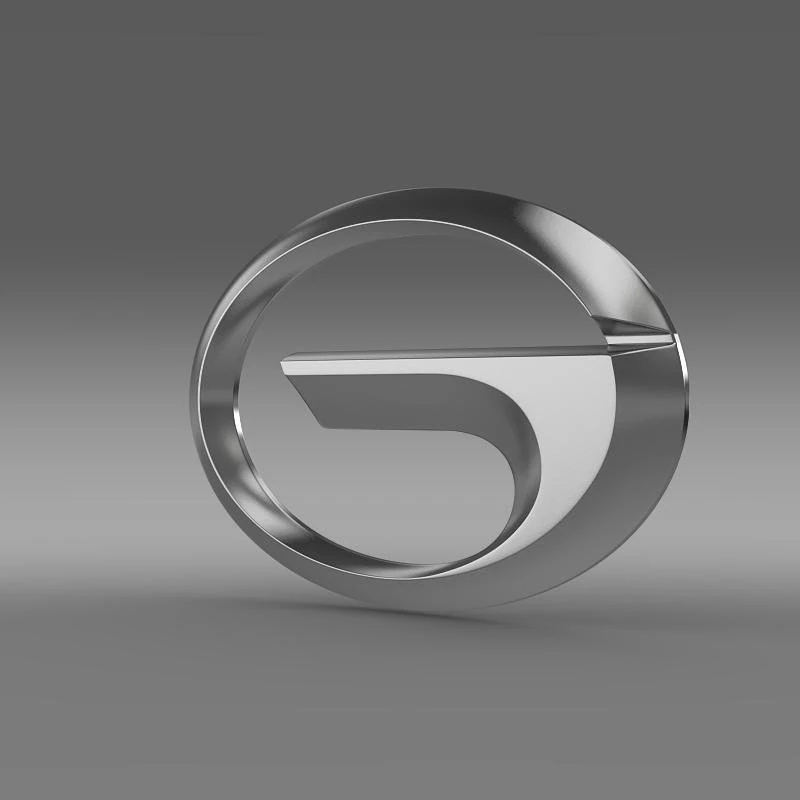 gac logo 3D Model .c4d .max .obj .3ds .fbx .stl .blend