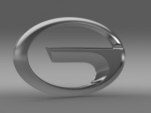 gac logo Modelo 3D