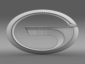 gac logo Modelo 3D