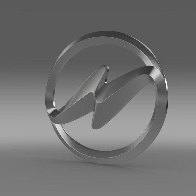 higer logo 3D Модель .c4d .max .obj .3ds .fbx .stl .blend 