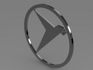 messerschmitt logo Modello 3D