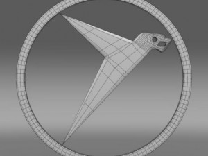 messerschmitt logo Modello 3D