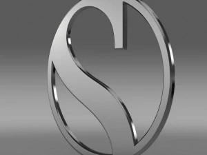 logotipo de sauber Modelo 3D