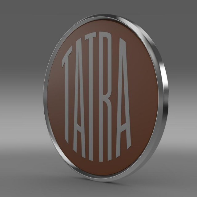 tatra logo 3D 모델 .c4d .max .obj .3ds .fbx .stl .blend 