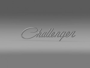 challenger logo 3D Модель